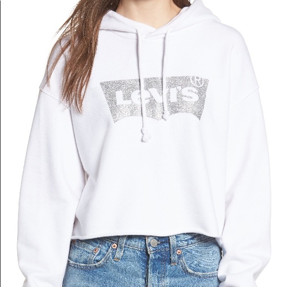 Cropped levi hoodie Clearance